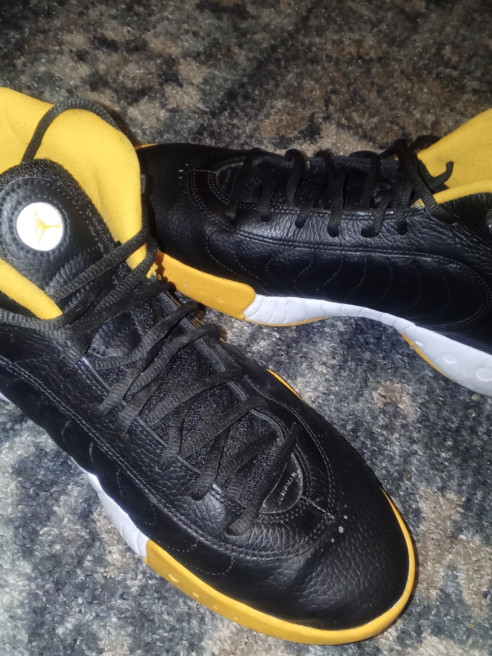 Jordan Jumpman Pro Black and Yellow Sneakers